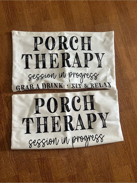 Amazon Other - Amazon Porch Therapy Accent Pillow Covers in White and Black set of two